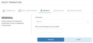 How to use the PRC Online Service (with Requirements and Payments).